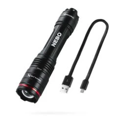 NEBO Redline X 1800 Lm Black LED Flashlight 18650 Battery