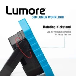 Lumore 500 Lm COB LED Battery Stand (H Or Scissor) Work Light -Luminexm Store 49ce014c dbc6 48b5 950d 58d123a41b96