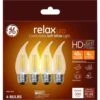 GE Relax CAM E26 (Medium) LED Bulb Soft White 40 Watt Equivalence 4 Pk 2 GE Relax CAM E26 (Medium) LED Bulb Soft White 40 Watt Equivalence 4 Pk -Luminexm Store 4b20b44d 06b6 433a b012 e85d5caf9c7f