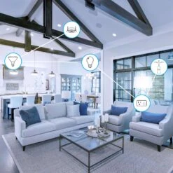 Feit Smart Home BR30 E26 (Medium) Smart-Enabled LED Bulb Daylight 65 Watt Equivalence 1 Pk -Luminexm Store 4cd6e685 f454 4190 8ddd 5d78a371ea17