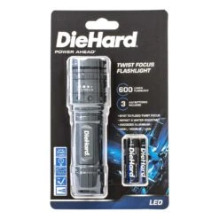 Dorcy DieHard 600 Lm Gray LED Flashlight AAA Battery