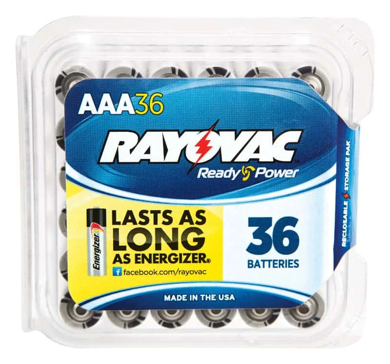 Rayovac® Rayovac High Energy AAA Alkaline Batteries 36 Pk Clamshell 4 Rayovac® Rayovac High Energy AAA Alkaline Batteries 36 Pk Clamshell - Image 2