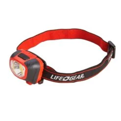 Life+Gear Storm Proof 260 Lm Black/Red LED Head Lamp AAA Battery -Luminexm Store 58b11346 0e73 4d51 afe5 eef6b6563871