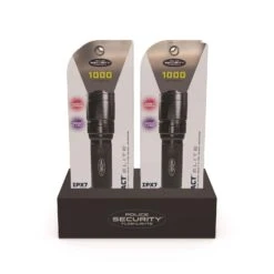 Police Security Trac-Tact 1000 Lm Black LED Flashlight AA Battery -Luminexm Store 5c2f904d 4619 4702 a853 d5237d5b8ad2