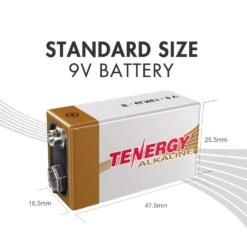 Tenergy 9-Volt Alkaline Batteries 12 Pk Boxed -Luminexm Store 5ecc3842 7be2 4ea6 98fd ddf20df0d07f