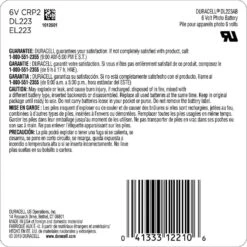 Duracell Lithium 223 6 V 1.4 Ah Camera Battery 1 Pk 15 Duracell Lithium 223 6 V 1.4 Ah Camera Battery 1 Pk -Luminexm Store 5fca25a9 d57f 42c1 9995 934366e9401c