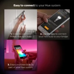 Philips Hue B39 E12 (Candelabra) LED Smart Bulb White And Color Ambiance 40 Watt Equivalence -Luminexm Store 6273fa84 fc73 45c5 97df 1779be69cb18