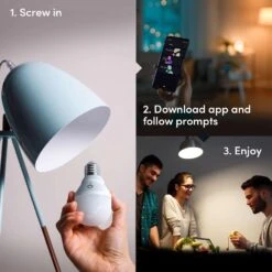 LIFX Smart Home A19 E26 (Medium) Smart-Enabled LED Bulb Color Changing 9 Watt Equivalence 1 Pk -Luminexm Store 67448429 f2d5 41e6 b5d9 b5ecf6652ff1