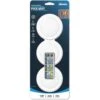 Westek White Battery Powered LED Puck Light 3 Pk -Luminexm Store 67c59e86 d9ec 4392 8276 9b254f36b098