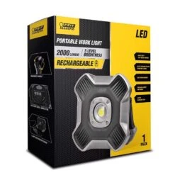 Feit 2000 Lm LED Battery Tripod Work Light -Luminexm Store 6808d85c 694f 4590 b2fa a259015b0d7a