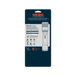 NEBO Davinci 2000 Lm Black LED Rechargeable Flashlight 18650 Battery -Luminexm Store 69e65d18 424e 467c b3e3 bafee88b4b50