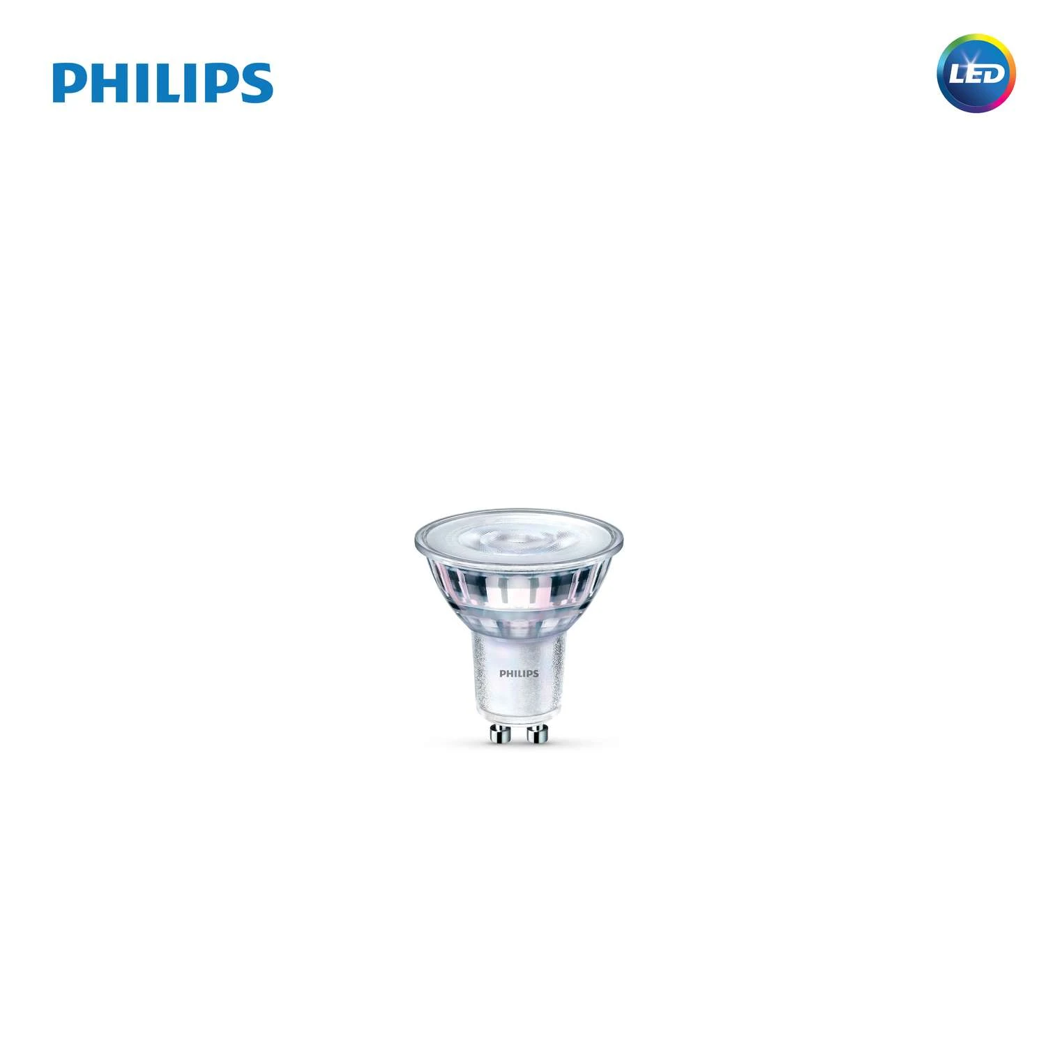 Philips MR16 GU10 LED Bulb Bright White 50 Watt Equivalence 3 Pk 4 Philips MR16 GU10 LED Bulb Bright White 50 Watt Equivalence 3 Pk - Image 2