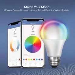 Feit Smart Home A19 E26 (Medium) Smart-Enabled LED Bulb Color Changing 60 Watt Equivalence 3 Pk -Luminexm Store 6b3e6114 dee0 4d5e b9cc bb33b9e802d7