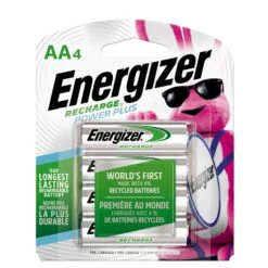 Energizer NiMH AA 1.2 V 2.3 Ah Rechargeable Battery 4 Pk