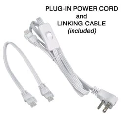 ETI 40 In. L White Plug-In LED Under Cabinet Light Strip 1050 Lm -Luminexm Store 6b5d5f3f a903 464a a092 f3a299a293e1