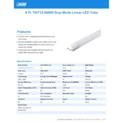 Feit Plug & Play Linear Cool White 47.8 In. G13 T8 LED Bulb 32 Watt Equivalence 10 Pk -Luminexm Store 6c460c39 b37d 4d51 bf5f 4b2f939cb11e