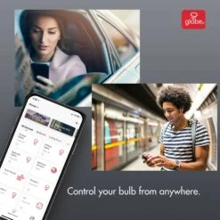 Globe Electric Wi-Fi Smart Home A19 E26 (Medium) LED Bulb Color Changing 60 Watt Equivalence 1 Pk -Luminexm Store 6c7a0d6f 0e3d 4056 bce1 1912d17b09f7