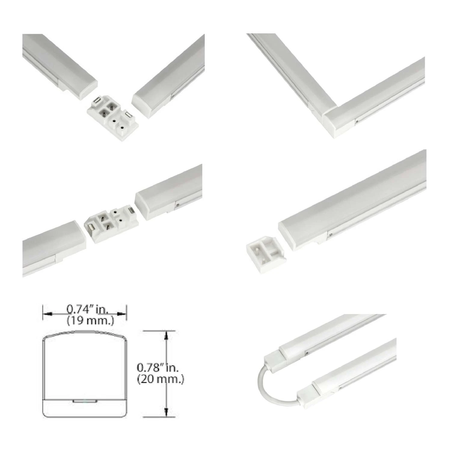 MaxLite 24 In. L White Hardwired LED Light Bar 657 Lm 5 MaxLite 24 In. L White Hardwired LED Light Bar 657 Lm - Image 3