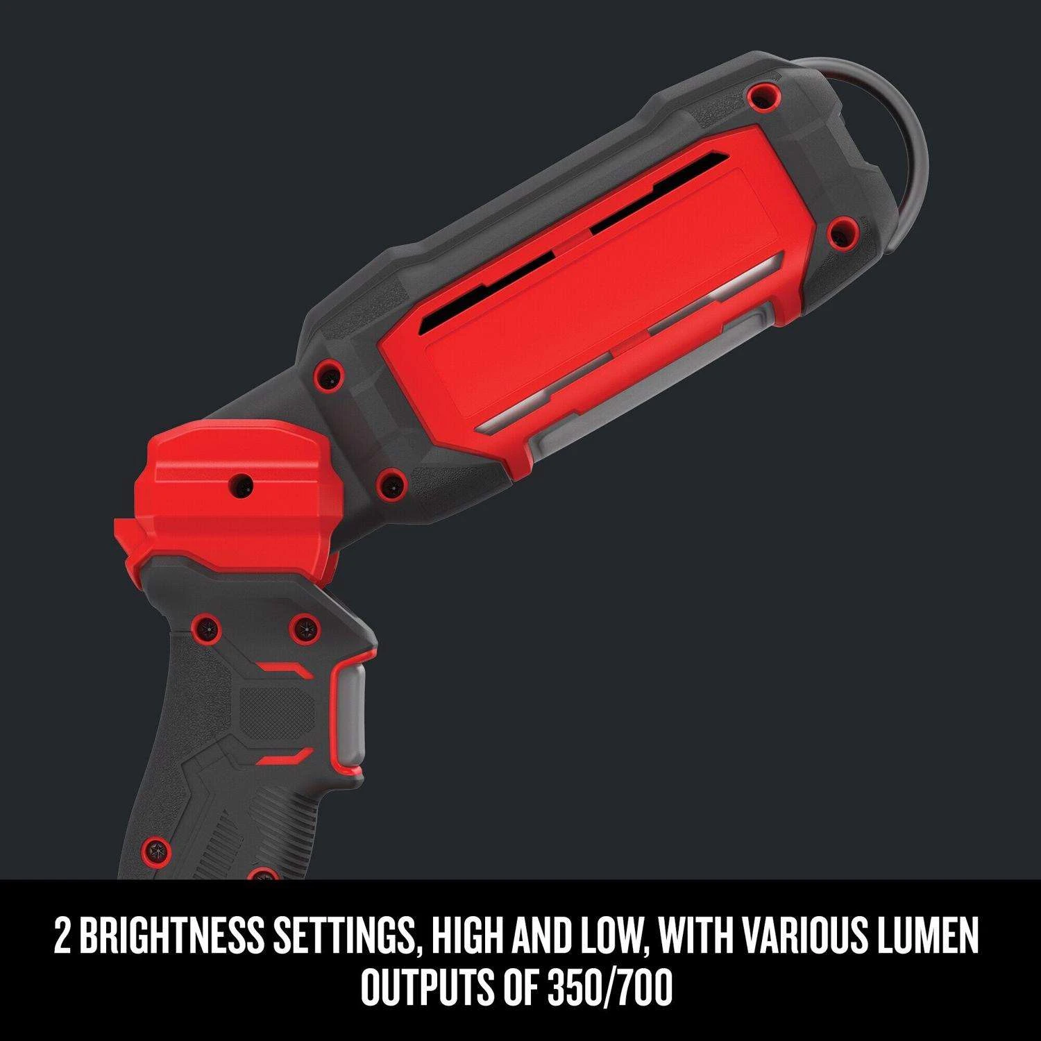 Craftsman V20 700 Lm Red LED Work Light 4 Craftsman V20 700 Lm Red LED Work Light - Image 2