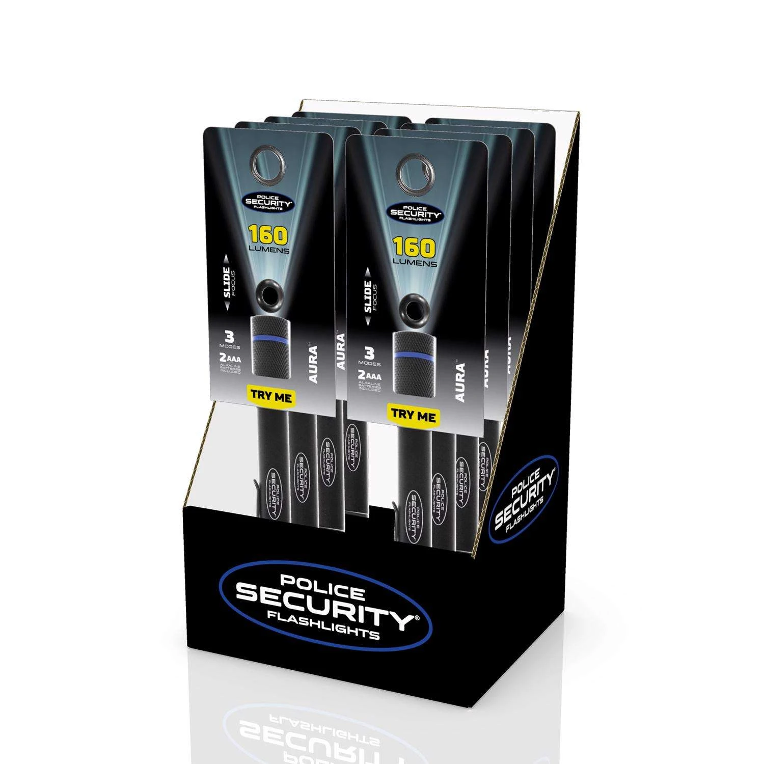 Police Security Aura 270 Lm Black LED Pen Light AAA Battery 5 Police Security Aura 270 Lm Black LED Pen Light AAA Battery - Image 3