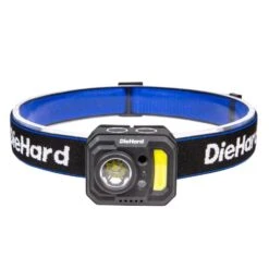 Dorcy DieHard 375 Lm Black/Blue LED Tactical Headlamp