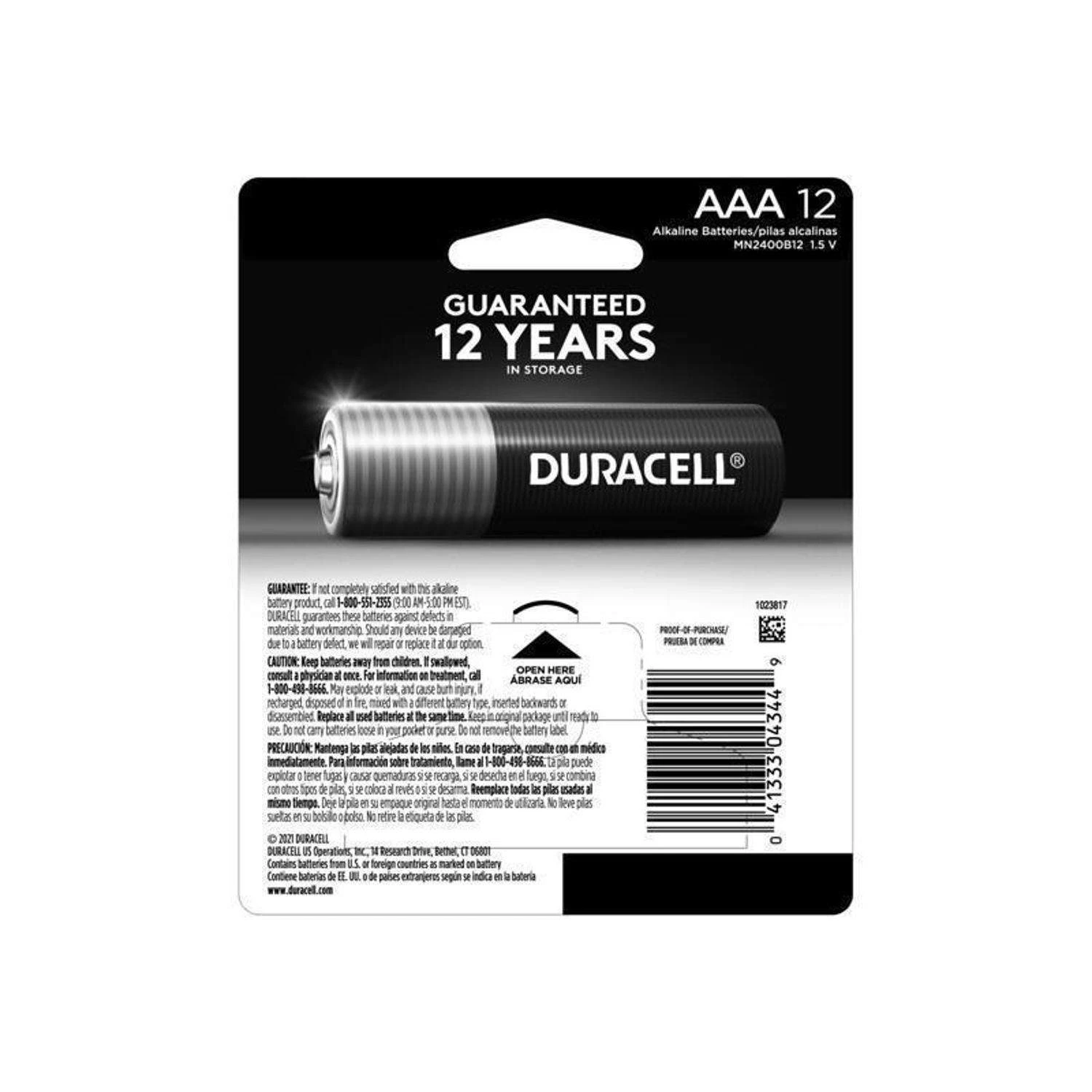 Duracell Coppertop AAA Alkaline Batteries 12 Pk Carded 9 Duracell Coppertop AAA Alkaline Batteries 12 Pk Carded - Image 7