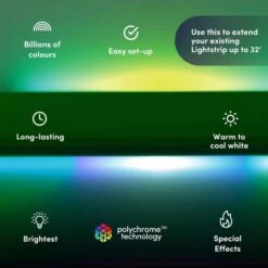 LIFX Smart Home 40 In. L Color Changing Plug-In LED Strip Light Extension 1 Pk -Luminexm Store 77e9b145 a49a 47bc b550 00b600cd1578