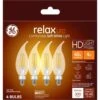 GE Relax CAC E12 (Candelabra) LED Bulb Soft White 40 Watt Equivalence 4 Pk 1 GE Relax CAC E12 (Candelabra) LED Bulb Soft White 40 Watt Equivalence 4 Pk -Luminexm Store 7b5f0c8a 73be 4b13 98f0 37ede51b1e84