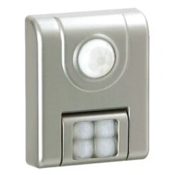 Fulcrum Light It! Motion-Sensing Battery Powered LED Silver Security Light