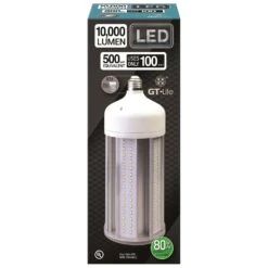 GT-Lite Cylinder E26 (Medium) LED Bulb Daylight 500 Watt Equivalence 1 Pk -Luminexm Store 80f5a509 8a2f 4d9a bef3 9975764f7145