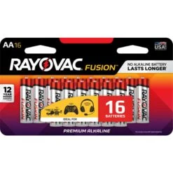Rayovac® Rayovac Fusion AA Alkaline Batteries 16 Pk Carded