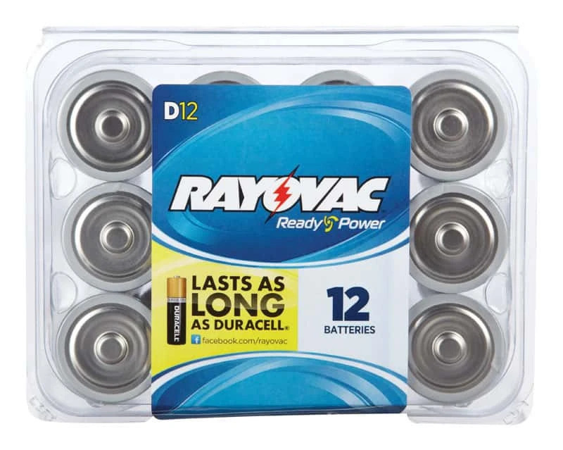 Rayovac® Rayovac High Energy D Alkaline Batteries 12 Pk Clamshell 4 Rayovac® Rayovac High Energy D Alkaline Batteries 12 Pk Clamshell - Image 2