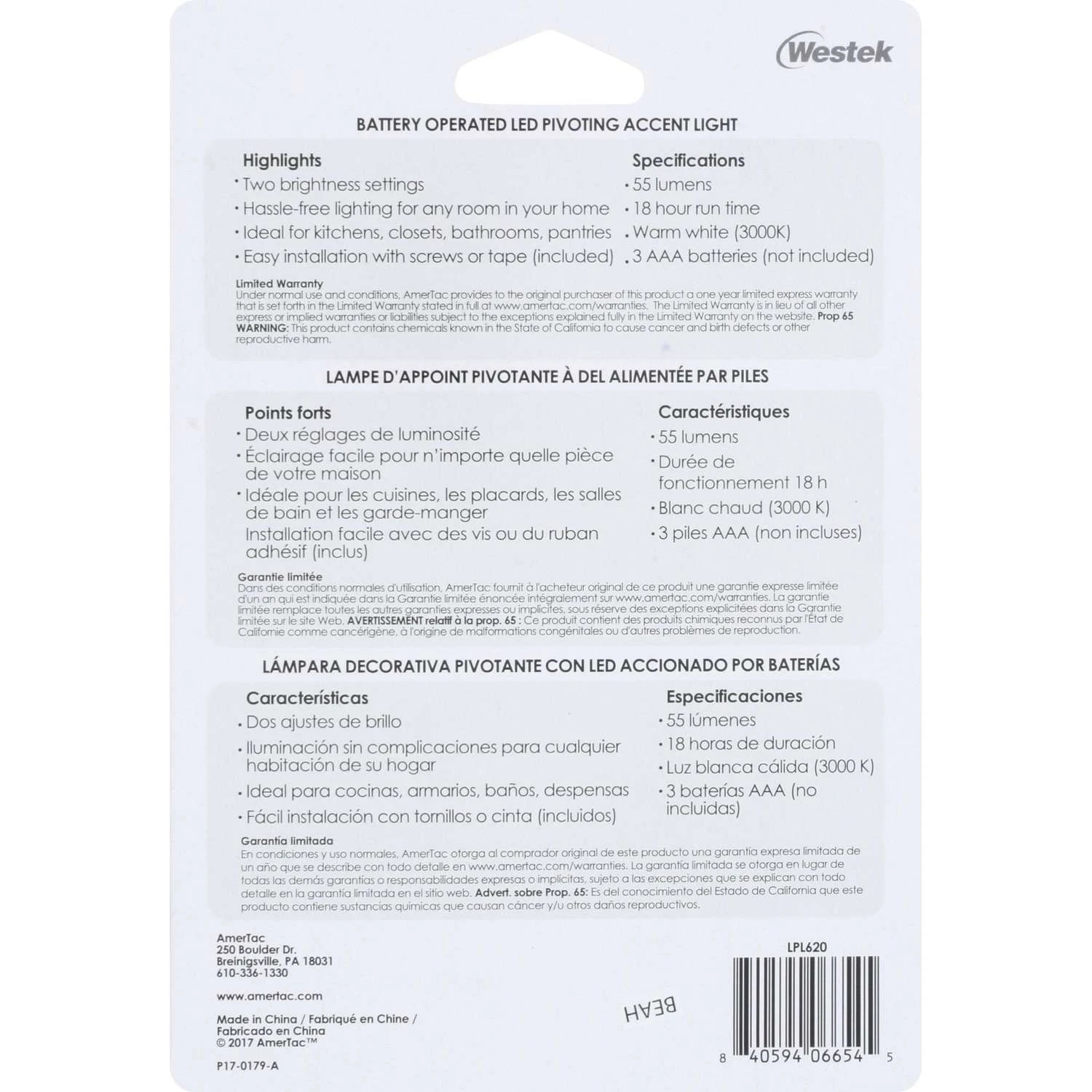 Rite Lite Gray Battery Powered LED Puck Light 1 Pk 5 Rite Lite Gray Battery Powered LED Puck Light 1 Pk - Image 3