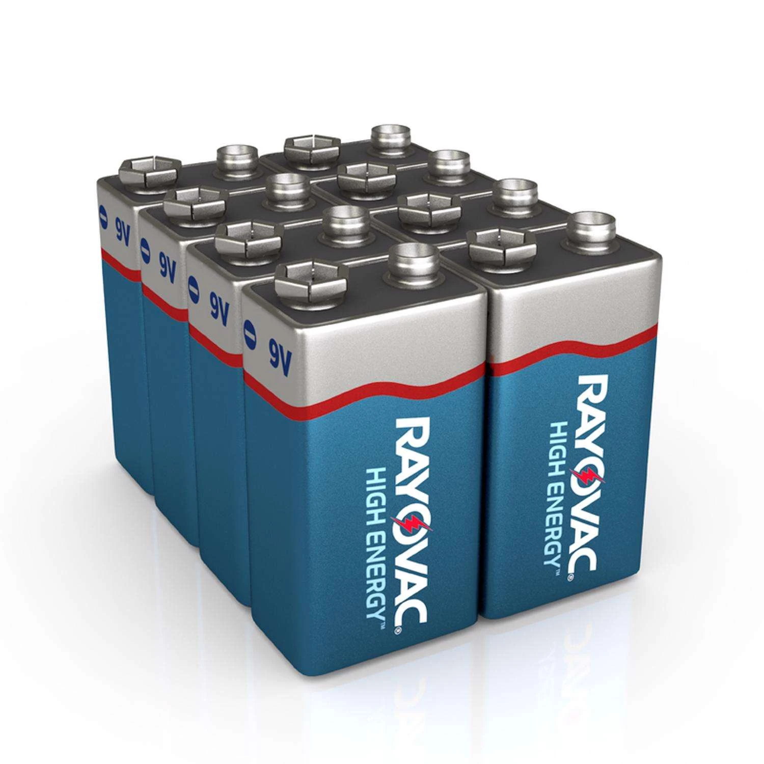 Rayovac® Rayovac High Energy 9-Volt Alkaline Batteries 8 Pk Clamshell 4 Rayovac® Rayovac High Energy 9-Volt Alkaline Batteries 8 Pk Clamshell - Image 2