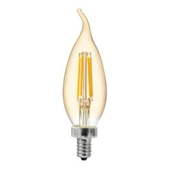 GE CAC E12 (Candelabra) Filament LED Bulb Amber Warm White 40 Watt Equivalence 2 Pk 5 GE CAC E12 (Candelabra) Filament LED Bulb Amber Warm White 40 Watt Equivalence 2 Pk -Luminexm Store 8bb71d86 c18f 4d7d aaea 35724663cae2