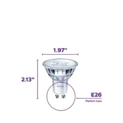 Philips MR16 GU10 LED Bulb Bright White 50 Watt Equivalence 3 Pk 12 Philips MR16 GU10 LED Bulb Bright White 50 Watt Equivalence 3 Pk -Luminexm Store 8c3de467 9f93 4848 b0ab 2573df53c5cb