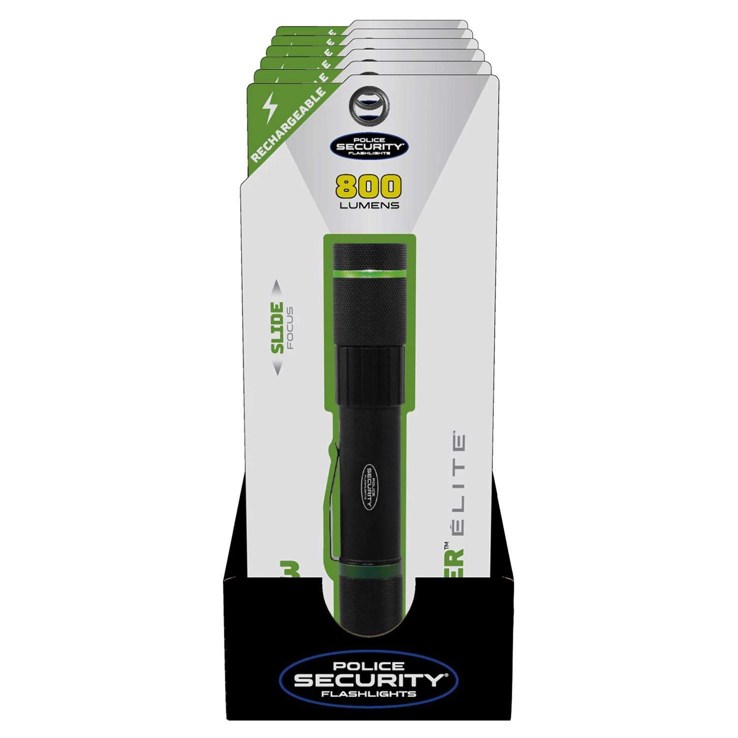 Police Security Dover 800 Lm Black LED Rechargeable Flashlight 18650 Battery 6 Police Security Dover 800 Lm Black LED Rechargeable Flashlight 18650 Battery - Image 4