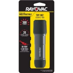 Rayovac® Rayovac Workhorse Pro 300 Lm Black LED Flashlight AAA Battery
