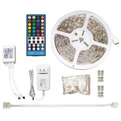 GT-Lite 16 Ft. L Multicolored Plug-In LED Tape Light 1 Pk