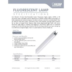Feit Legacy Bulbs 32 W T8 1 In. D X 47.8 In. L Fluorescent Bulb Daylight Linear 6500 K 2 Pk -Luminexm Store 8f5ee197 609d 4690 967c e44850ba24db