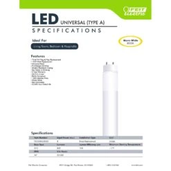 Feit Plug & Play T8 And T12 Warm White 23.9 In. G13 Linear LED Bulb 20 Watt Equivalence 1 Pk -Luminexm Store 94516761 08b5 42e2 99f2 648f92473194