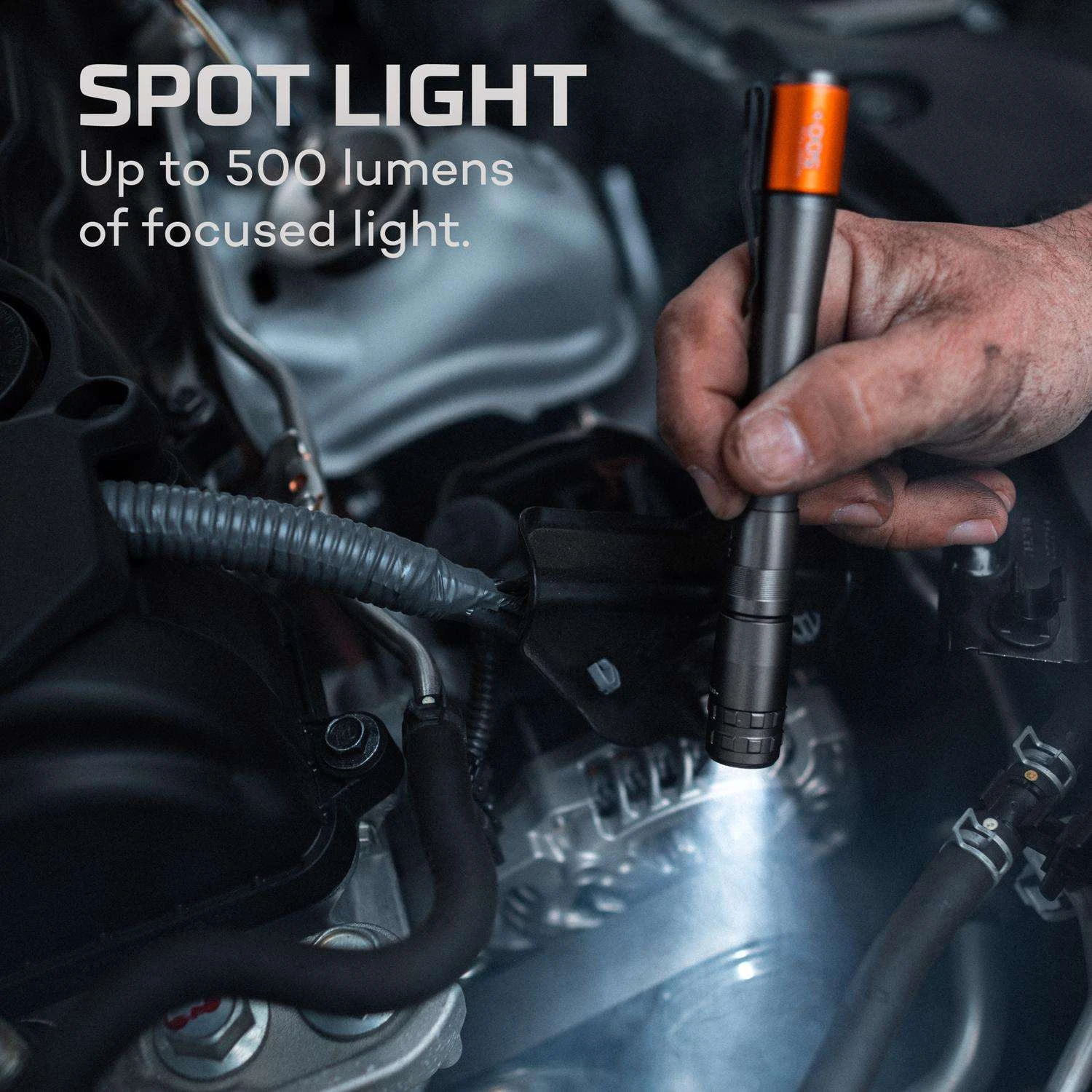 NEBO Inspector 500 Lm Gray LED Pen Light AAA Battery 5 NEBO Inspector 500 Lm Gray LED Pen Light AAA Battery - Image 3