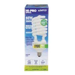 Satco HI-PRO 65 W T5 3.53 In. D X 9.44 In. L CFL Bulb Cool White Specialty 4100 K 1 Pk