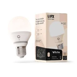 LIFX A19 E26 (Medium) Smart-Enabled LED Bulb Warm White 50 Watt Equivalence 1 Pk