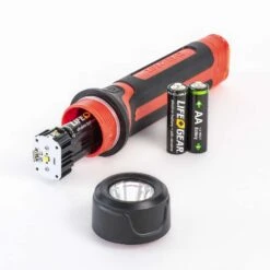 Life+Gear 200 Lm Black/Red LED Signal Light AA Battery -Luminexm Store 9e6054d8 d5a5 4b19 8a9e e600ce73c0bf