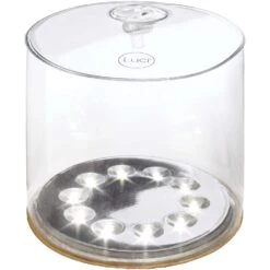 MPOWERD Luci 65 Lm Silver LED Solar Inflatable Lantern