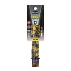 Police Security Trac-Tact 350 Lm Camo LED COB Flashlight AA Battery