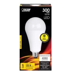 Feit LED A23 E26 (Medium) LED Bulb Bright White 300 Watt Equivalence 1 Pk