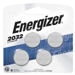 Energizer Lithium 2032 3 V Electronic/Watch Battery 4 Pk