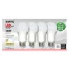 Satco A19 E26 (Medium) LED Bulb Warm White 100 Watt Equivalence 4 Pk -Luminexm Store af91309a 376a 49d0 a543 8f898e20306d
